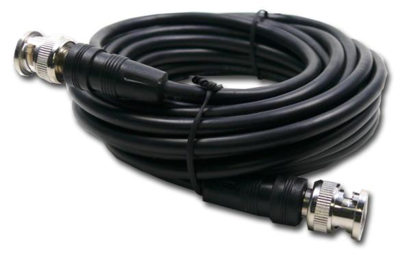 Kategorie-Koax-Kabel mit 2 BNC-Stecker